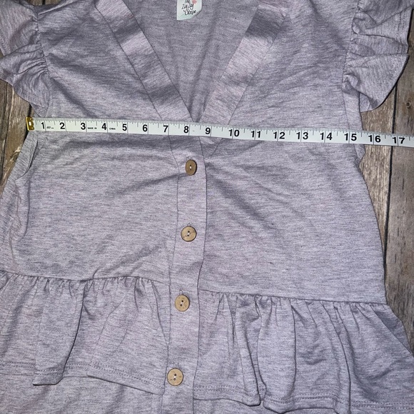 The Zig Zag Stripe blouse, size medium, lavender - Picture 7 of 9